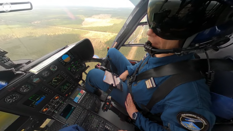 Immersion à 360° dans un H135 de la Gendarmerie