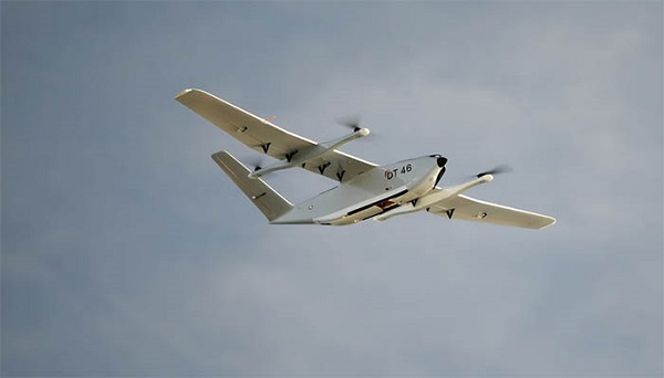 Les FAGN poursuivent les essais du DT46 de Delair, drone de moyenne endurance à voilure fixe
